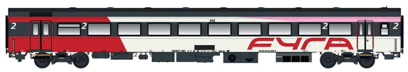 LS Models LS44057-1 - H0 - Personenwagen 2. Kl.  FYRA Wagen 25, NS, Ep. VI